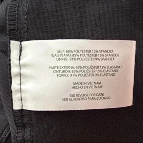 ORVIS Black Skort sz S Lightweight Polyester/Spandex Pockets Athleisure Sporty - Picture 10 of 10